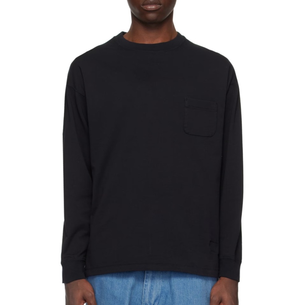 THE ROW LONG SLEEVE BLACK SHIRT